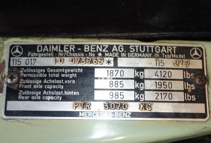 MERCEDES 230 1978