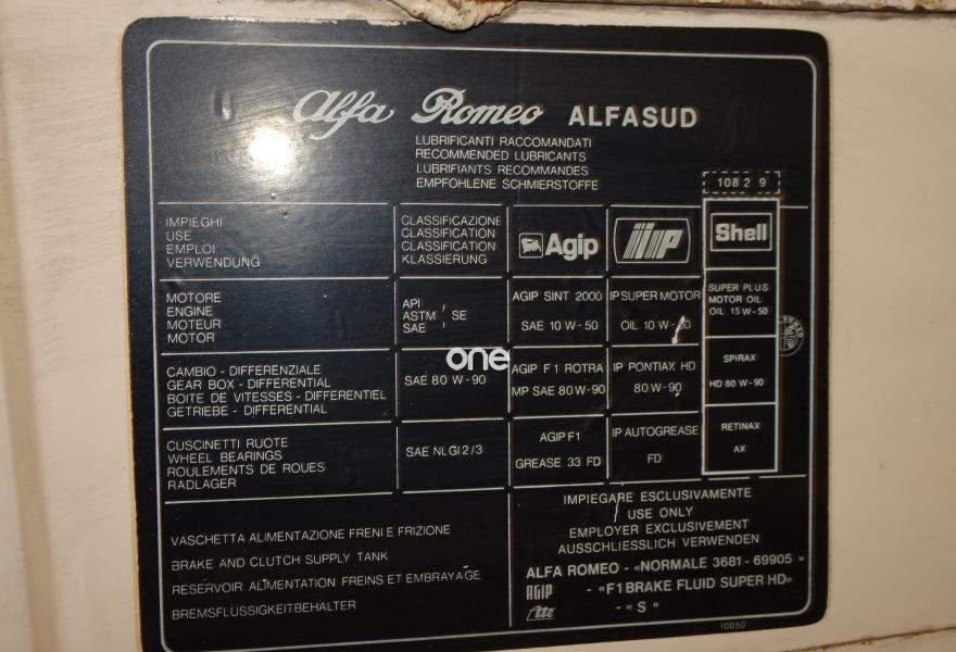 ALFA ROMEO Alfasud 1981